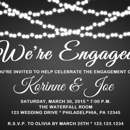 Engagement Party Invitation - Printable Engagement..